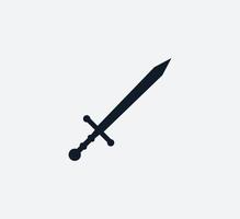 Sword icon vector logo design template