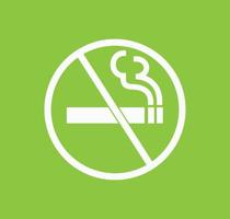 No smoke icon vector logo design template
