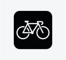 Bike icon vector logo design template flat style trendy