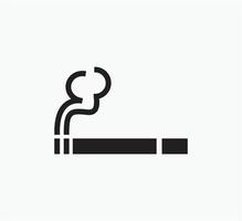 Smoke icon vector logo design template