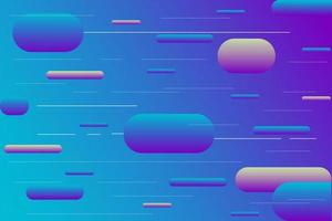 Abstract background of oval shapes and horizontal lines. vector