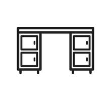 Cabinet icon vector logo design template