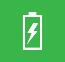 Battery icon vector logo design template