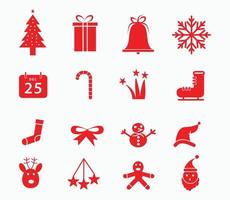 Christmas icon vector logo design template