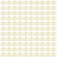 Vector pattern pumpkin orange color halloween theme, suitable for design, illustration, Halloween greeting card and background