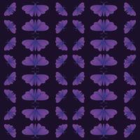 Beautiful purple butterfly pattern vector, suitable for design, illustration and background vector