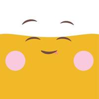 Cute emoji illustration vector emoticon