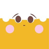 Emoji illustration vector kawaii expression