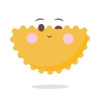 Cute emoji flat kawaii vector design hand drawn illustration