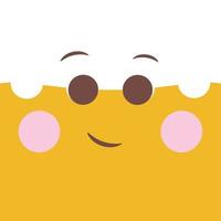 emoji ilustración vector kawaii expresión