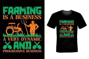 Farmer T shirt design, vintage, typography vector