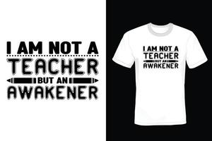 Teacher T shirt design, vintage, typography vector
