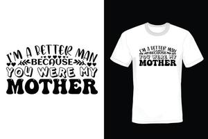 Mom T shirt design, vintage, typography