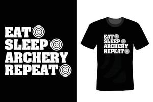 Archery T shirt design, vintage, typography vector