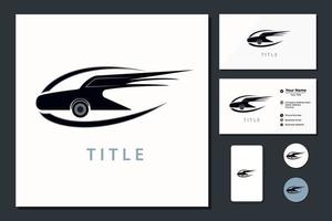 Sport car logo template, Perfect logo for business related to automotive industry vector