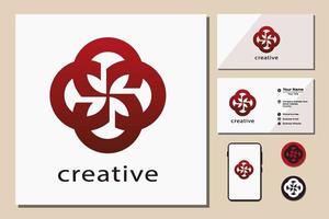 Abstract circle for logo design vector