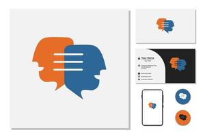 People chatting illustrations vector