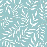 Vector seamless pattern with leaves.