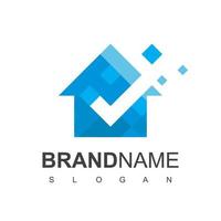 Smart House, Real Estate Logo vector