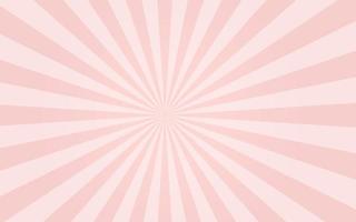 Sun rays Retro vintage style on pink background, Sunburst Pattern Background. Rays. Comic Banner Vector illustration