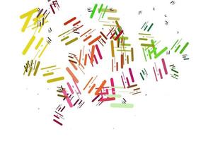 Light Multicolor, Rainbow vector template with repeated sticks.