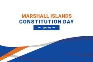 Marshall Island Constitution Day vector