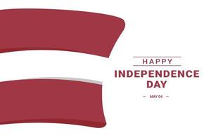 día de la independencia de letonia vector