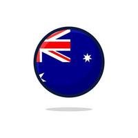 icono de la bandera de australia vector