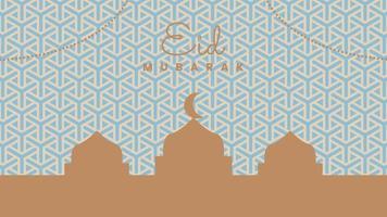 Eid mubarak template design