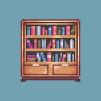 estantería de pixel art para activos y desarrollo de juegos vector