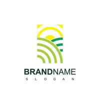 Farm Logo Design Template vector