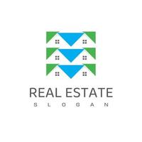 Real Estate Logo design template.  Roofing logo vector. vector