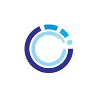 Circle Technology Logo Design Template vector