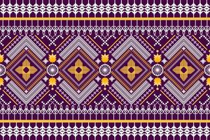 Geometric ethnic oriental traditional pattern.Figure tribal embroidery style.Design for background,wallpaper,clothing,wrapping,fabric,vector illustration vector