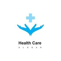 Health Care, Hospital Logo With Cross Symbol vector