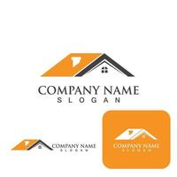 Home and building logo and symbol vector