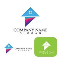 Home and building logo and symbol vector