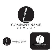 Pen Logo and symbol template vector