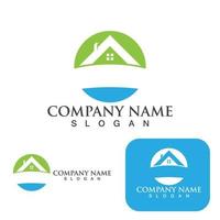 Home and building logo and symbol vector