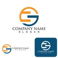 G Logo business letter vector illustration icon