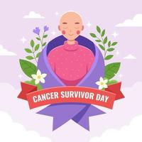 Cancer Survivor Day Celebration vector