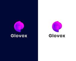 plantilla de diseño de logotipo moderno letra g vector