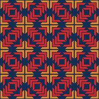 asian ethnic geometric fabric pattern vector