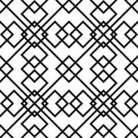 black white ethnic geometric pattern vector