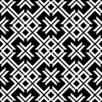 black white ethnic geometric pattern vector