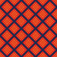 asian ethnic geometric fabric pattern vector