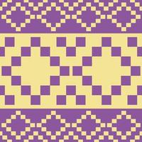 vintage square textile fabric pattern vector