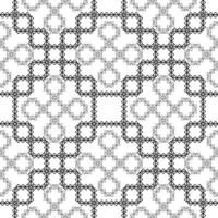 black white ethnic geometric pattern vector