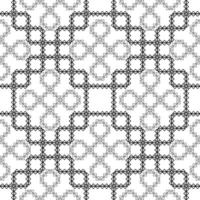 black white ethnic geometric pattern vector