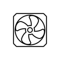 Fan case isolated icon design template vector